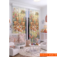 140x260 cm 2 Kanat Bebek Çocuk Odası Fon Perdesi Desenli Dekoratif Dijital Baskılı Premium Çocuk Odası Perdesi