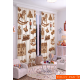 100x250 cm 1 Kanat Bebek Çocuk Odası Fon Perdesi Desenli Dekoratif Dijital Baskılı Premium Çocuk Odası Perdesi