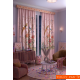 100x250 cm 1 Kanat Doğa Botanik Temalı Salon Oturma Odası Yatak Odası Fon Perdesi Desenli Dekoratif Dijital Baskılı Premium Perde