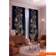 100x250 cm 1 Kanat Doğa Botanik Temalı Salon Oturma Odası Yatak Odası Fon Perdesi Desenli Dekoratif Dijital Baskılı Premium Perde